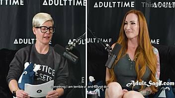 Podcast chat with gorgeous Sophia Locke! 🎙️🔥