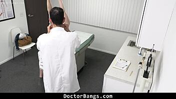 Shy teen nurse obeys every command from doctor bending over for deep pounding rewards
