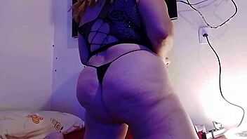 Milf blonde milks big black cock massage explosion 💦😈