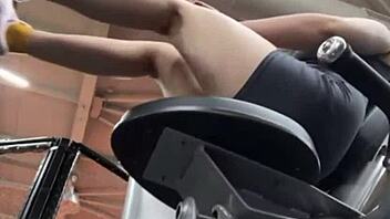 gym teen fucked hard pussy stretched by huge cock!