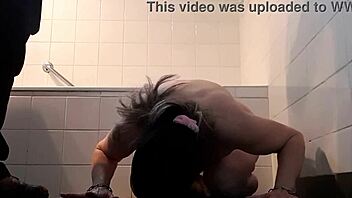 Amateur slave endures uro session and badine whipping