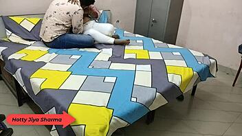 Can you hear Jiya Sharma moaning loudly while boyfriend fucks her hard in hostel with dirty Hindi talk?