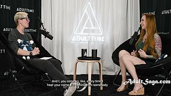 Podcast chat with gorgeous Sophia Locke! 🎙️🔥