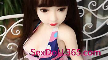 100cm cute fuck doll renee easy pussy pounding