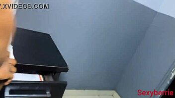 pretty skinny babe rides big cock bodyguard before office