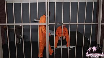 prison conjugal visit turns wild as hot wife cucks hubby with bbc interracial 😏🍆