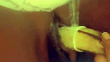 Veggie stuffing my tight pussy and ass feels so naughty