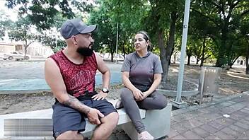 met park friend invited home wild creampie fuck spanish