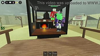 Ladyboy Gangbang Strikes When She Goes AFK