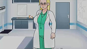 Doctor Milf Examines Patient with Massive Tits and Hardcore Care