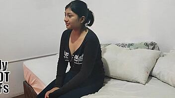 she's just 18 ready to ride cock missionary cowgirl cumshot roommate fun 😍💦