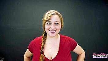 blue-eyed busty mature gwen takes deep pounding and swallows every drop