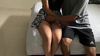 first time 18yo latina cutie short skirt bareback fucked full video