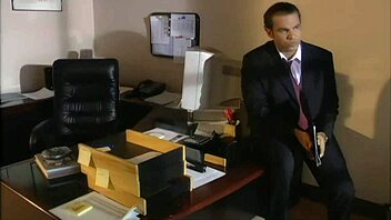 Boss's Intense Passion Overflows Cum On Blonde Assistant's Belly