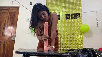 Real Amateur New Year's Eve Orgy Three Women One Man