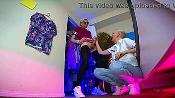 i milked her huge tits until the slave's cock exploded in ecstasy