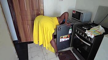 Horny Maid Bares Big Ass Tempting Boss Into Wild Fuck