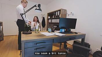 arina shy seeks loan cheats on husband with rough office squirting sex