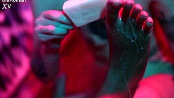 Cutie Piiie Rubs Popsicle On Sexy Bisexual Feet