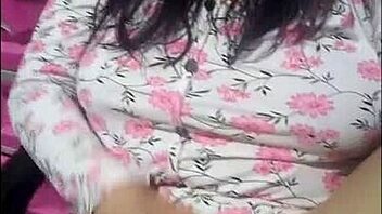 brunette latina's first HOMEMADE porn casting flashes big TITS pussy domination