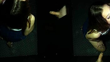 amateur teen serena swallows excellent gloryhole cumshot loads pov