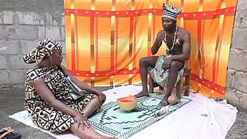 traditional doctor vaginal CONSULTATION ebony babe's big ASS spread wide part 1