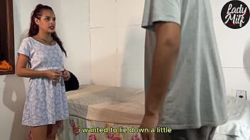 my sexy latina neighbor surprised me alone with her handjob skills 🔥😈