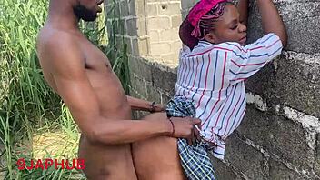 naughty african milf's big ass explored doggystyle by huge cock