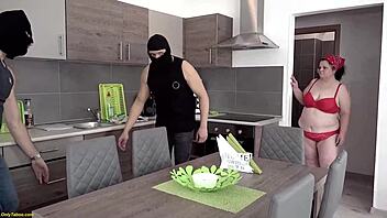 frat granny endures rough bbw threesome anal fisting and all holes destroyed