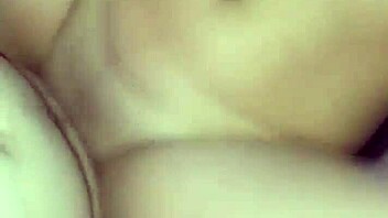 after drinks at the bar homemade latina couple domination kissing turns dirty