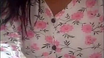 brunette latina's first HOMEMADE porn casting flashes big TITS pussy domination