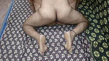 south indian couple's homemade hardcore creampie on bed