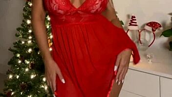 POV Your Horny Christmas Gift Naked Wet PUSSY Fingering Session