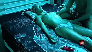 Skinny Milf Enjoys Hot Tantric Massage Session