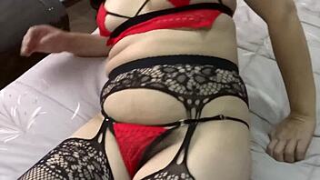 milf takes cumshots in big hairy pussy and rubs it everywhere