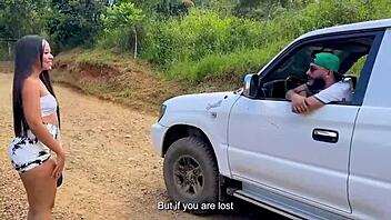 Thick latina ass pounded hard in car 🚗🍑💦