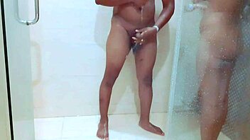 Steamy Shower Pounding with Hot Girlfriend Tits