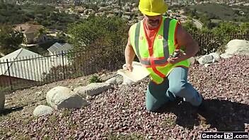 Your Wife Won't Smell Pussy After My Bareback Shemale Ride