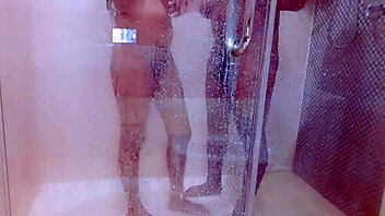 Steamy Shower Pounding with Hot Girlfriend Tits