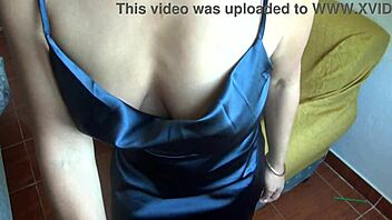 MILF Catches Young Stud Masturbating On Her Dirty Panties Up Close