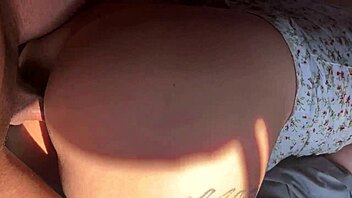 Waking up horny, my boyfriend bends me over for morning creampie doggystyle orgasm