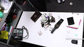 Holy Mouth Worships Cock At Desk - Cami Strella Delivers