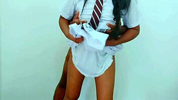 Girlfriend and I fuck passionately after school quickie