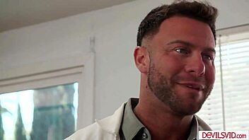 Husband Watches Doctor's Huge COCK Pound Wife's Hairy PUSSY Hardcore