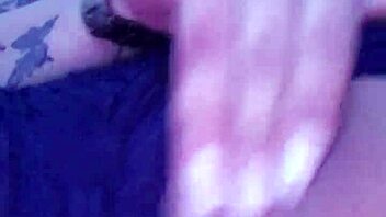 latina amateur fingers herself watching steamy porn