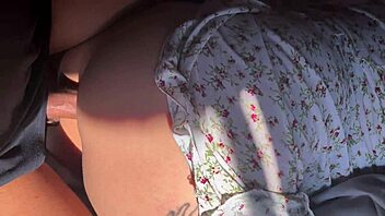 Waking up horny, my boyfriend bends me over for morning creampie doggystyle orgasm