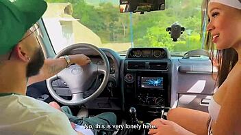 Thick latina ass pounded hard in car 🚗🍑💦