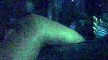 guy strokes his thick oiled cock up close