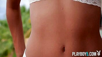 i'm strippin outdoors wif latvian babe for playboy