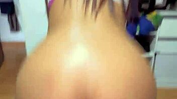 curvy colombian babe rides my cock hard from trip cumshot finish